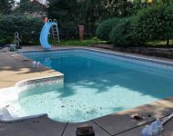 L-Shape Swimming Pool with Step