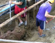 Wall Removal & New In-ground Pool installation Thomas Pool Service