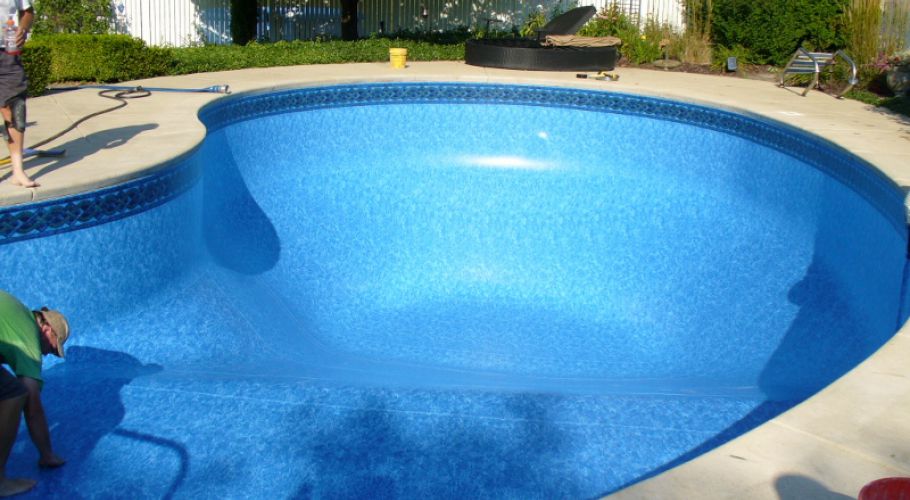New Swimming Pool Liner Install Dexter, MI
