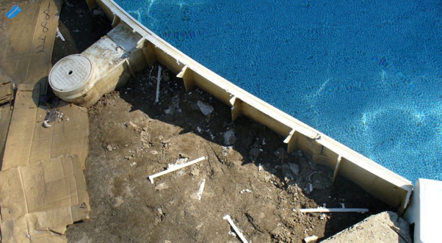 In-ground Pacific pool coping & concrete replacement Thomas Pool Services 