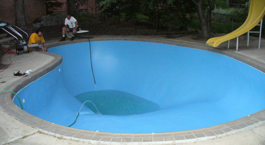 Thomas Pool Service In-ground Liner Pool