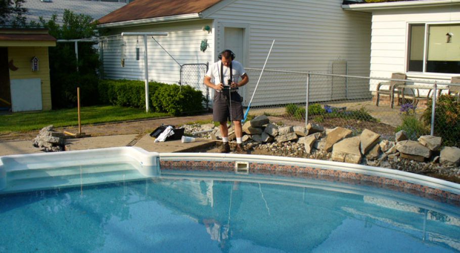 In-ground swimming pool leak detection Plymouth, MI. Thomas pool Service